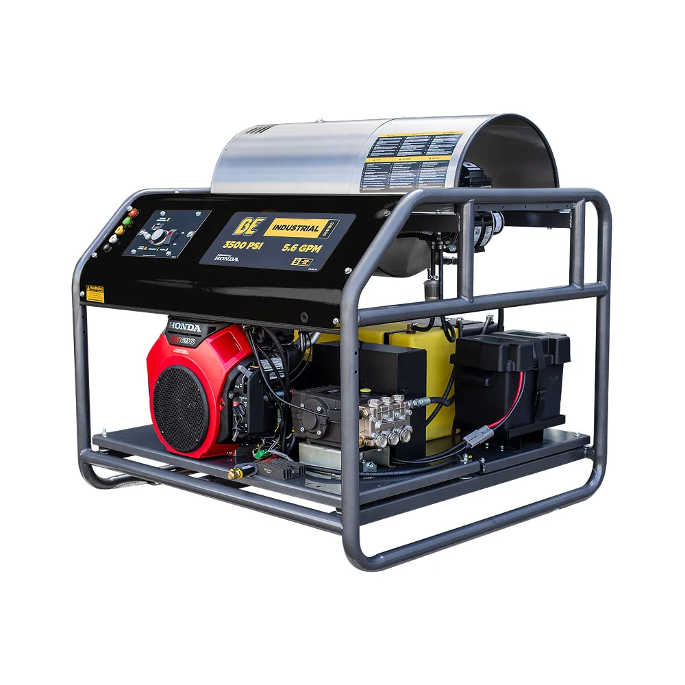 3,000 PSI 8.0GPM Hot Water Pressure Washer with Honda GX690 Engine and General Triplex Pump - HW3024HG12V