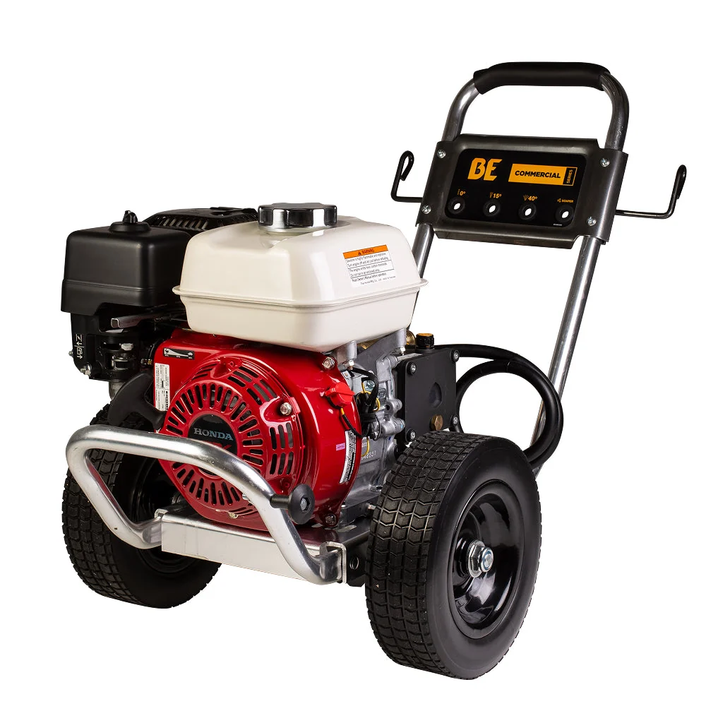 3,100 PSI 3.1GPM Cold Water Gas Pressure Washer Honda GX200 and CP Triplex Pump on Aluminum Frame - B3165HAAS
