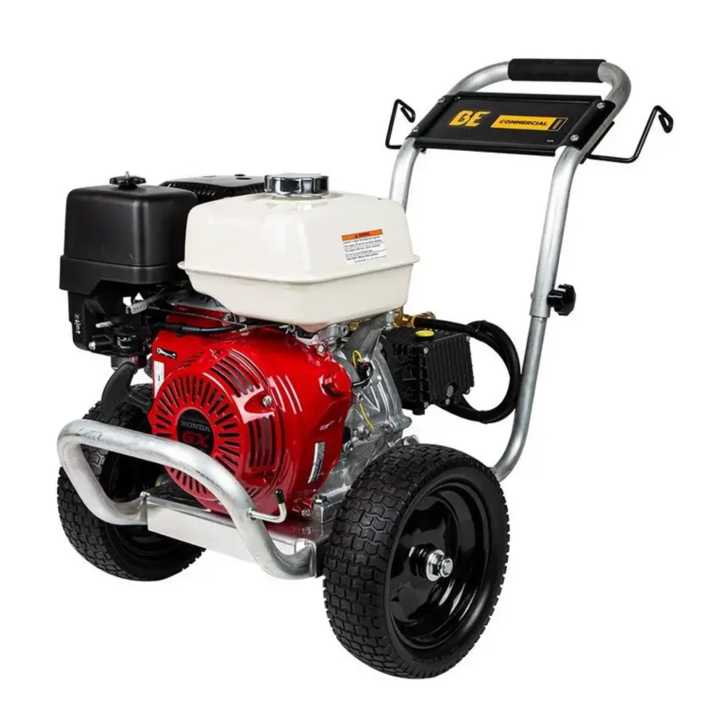 3,100 PSI 3.1GPM Cold Water Gas Pressure Washer Honda GX200 and General Triplex Pump on Aluminum Frame - B3165HAGS