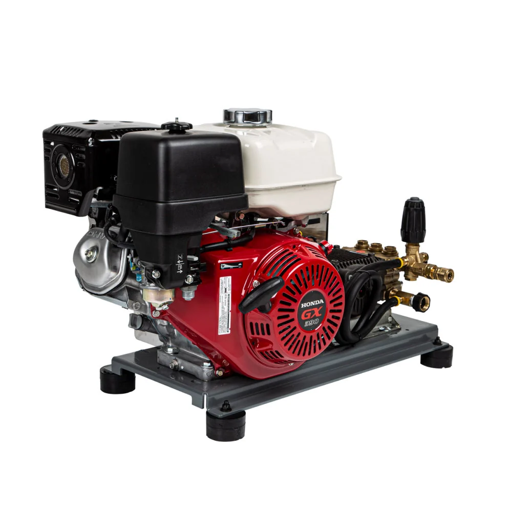 3,200 PSI 5.5 GPM Truck Mount Cold Water Gas Pressure Washer with Honda GX390 Engine and CP Belt Drive Triplex Pump - B3213HTBAS