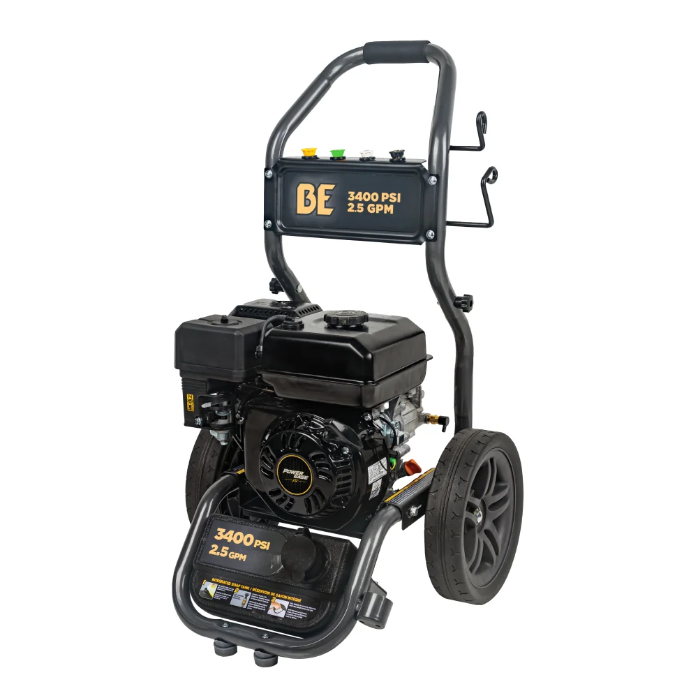 3,400PSI 2.5GPM Cold Water Gas Pressure Washer Powerease 223cc Engine and CP Axial Pump - BE3475PX
