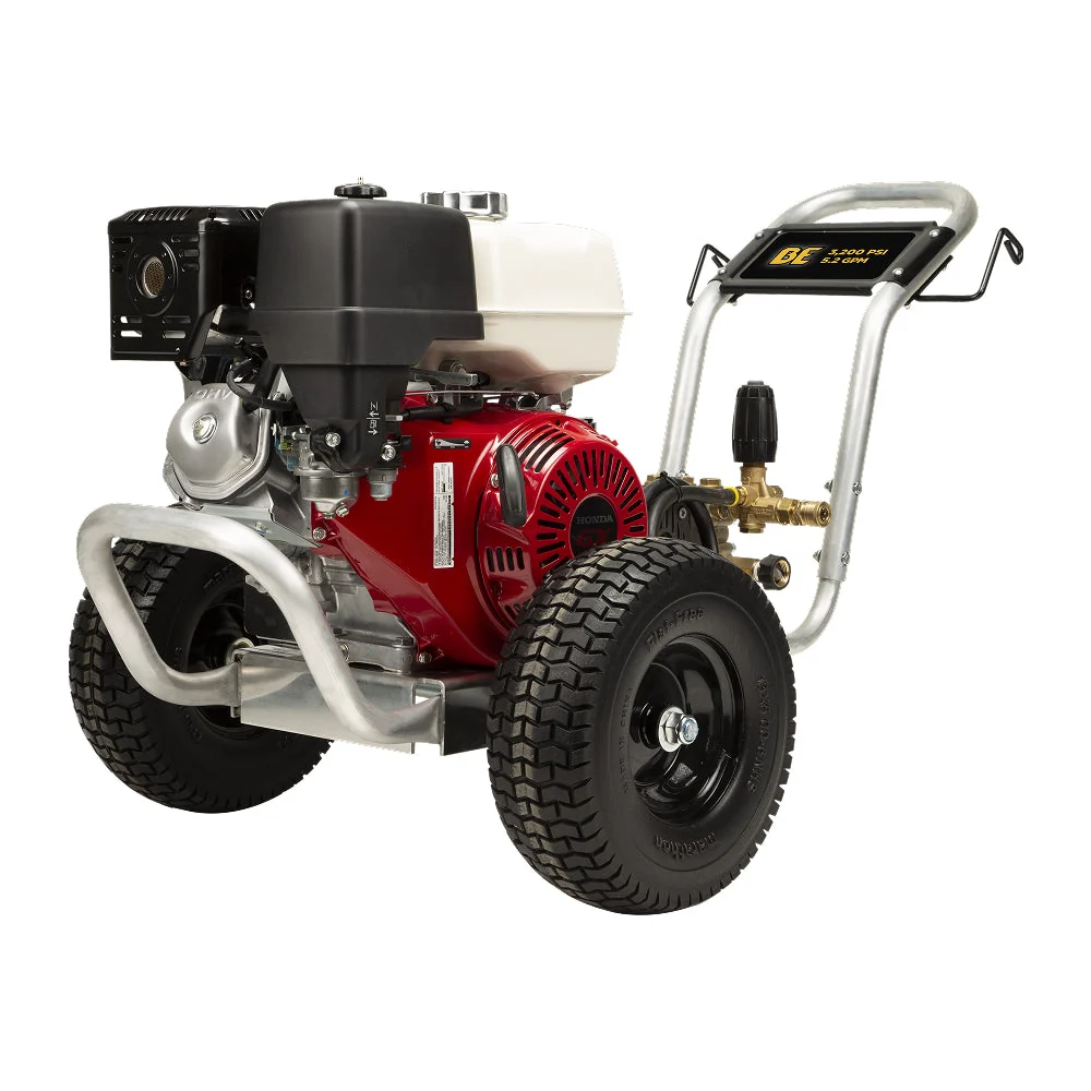 4,200 PSI 4.2 GPM Cold Water Gas Pressure Washer with Honda GX390 Engine and CP Belt Drive Triplex Pump on Aluminum Frame - B4213HABAS