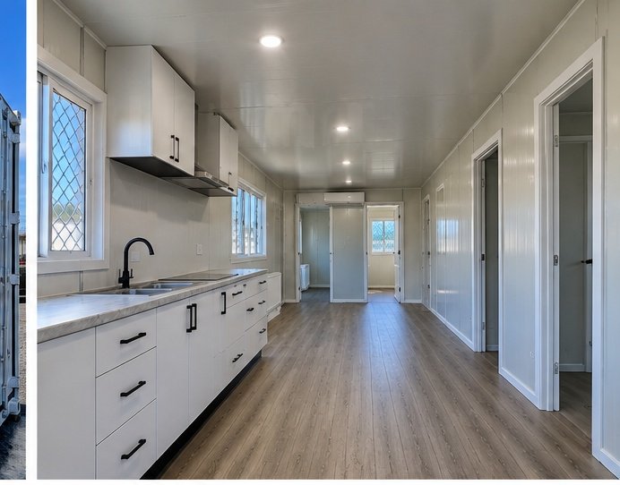 40ft Container House with 2 Bathroom - Image 2
