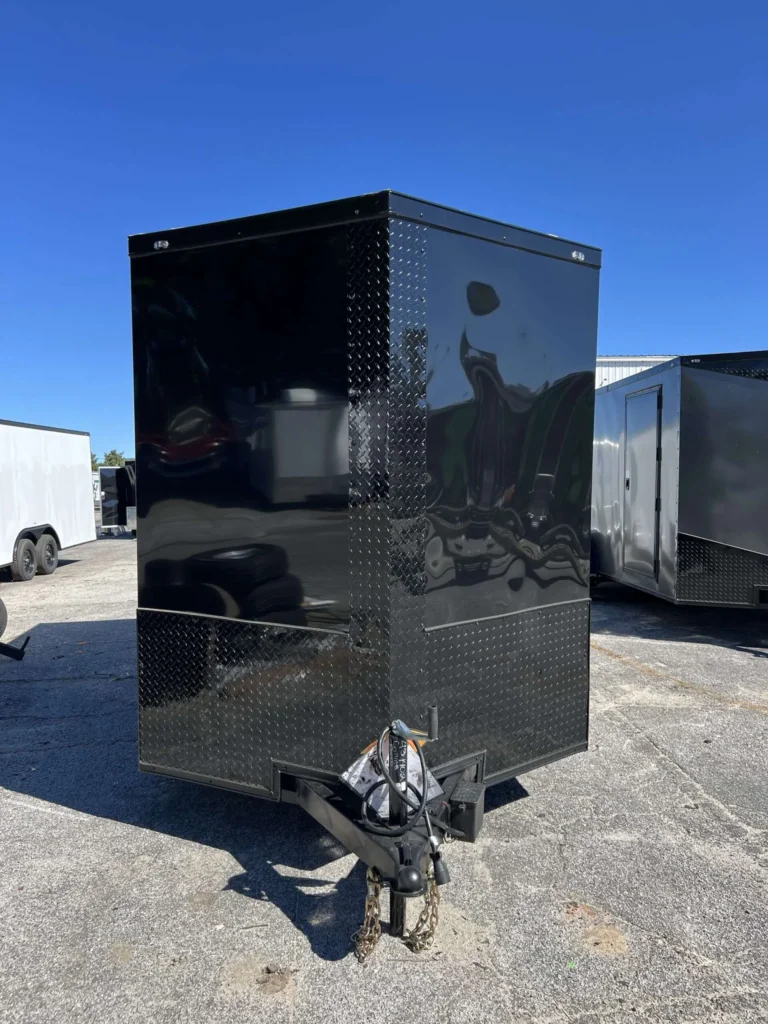 6x12 Tandem Axle Blackout Enclosed Cargo Trailer – Collins Custom Cargo