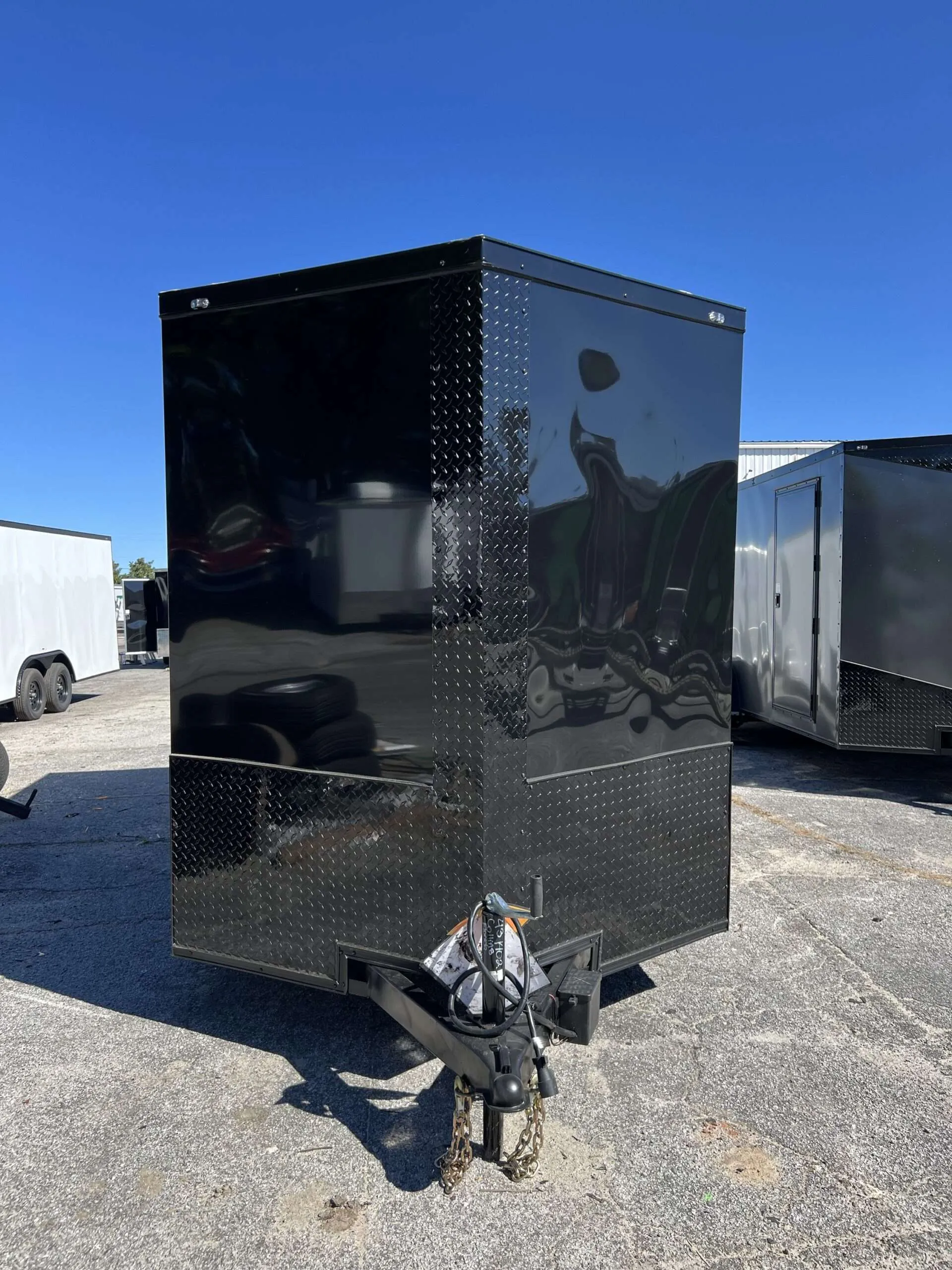 6x12 Tandem Axle Blackout Enclosed Cargo Trailer – Collins Custom Cargo