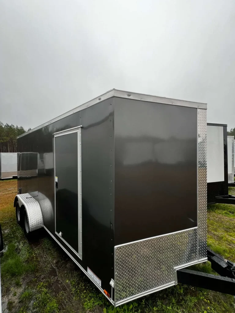 7x16 Xtreme Cargo Charcoal Enclosed Cargo Trailer for Sale