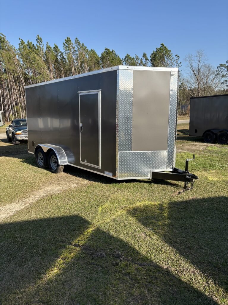 7x16TA Xtreme Cargo Charcoal Enclosed Cargo Trailer for Sale