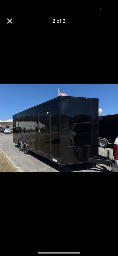8.5x20TA3 Xtreme Cargo Black Blackout Enclosed Cargo Trailer for Sale