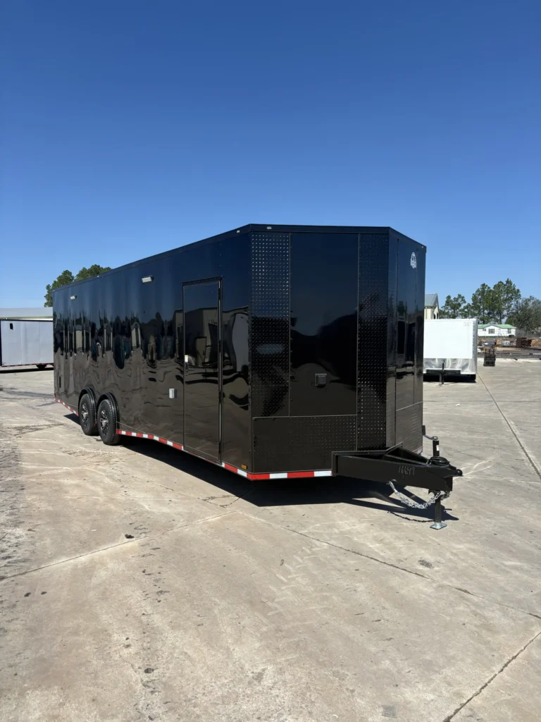 8.5x28TA Titanium Cargo Black Blackout Race Trailer for Sale