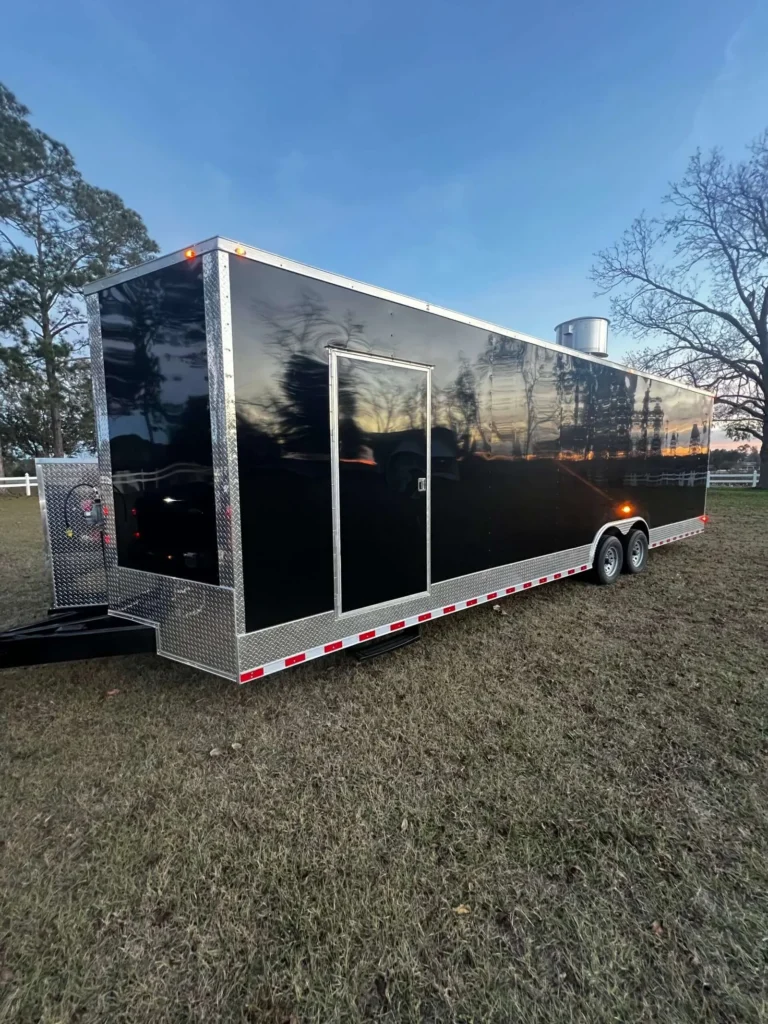 8.5x30 Hook and Line Cargo Concession Trailer for Sale