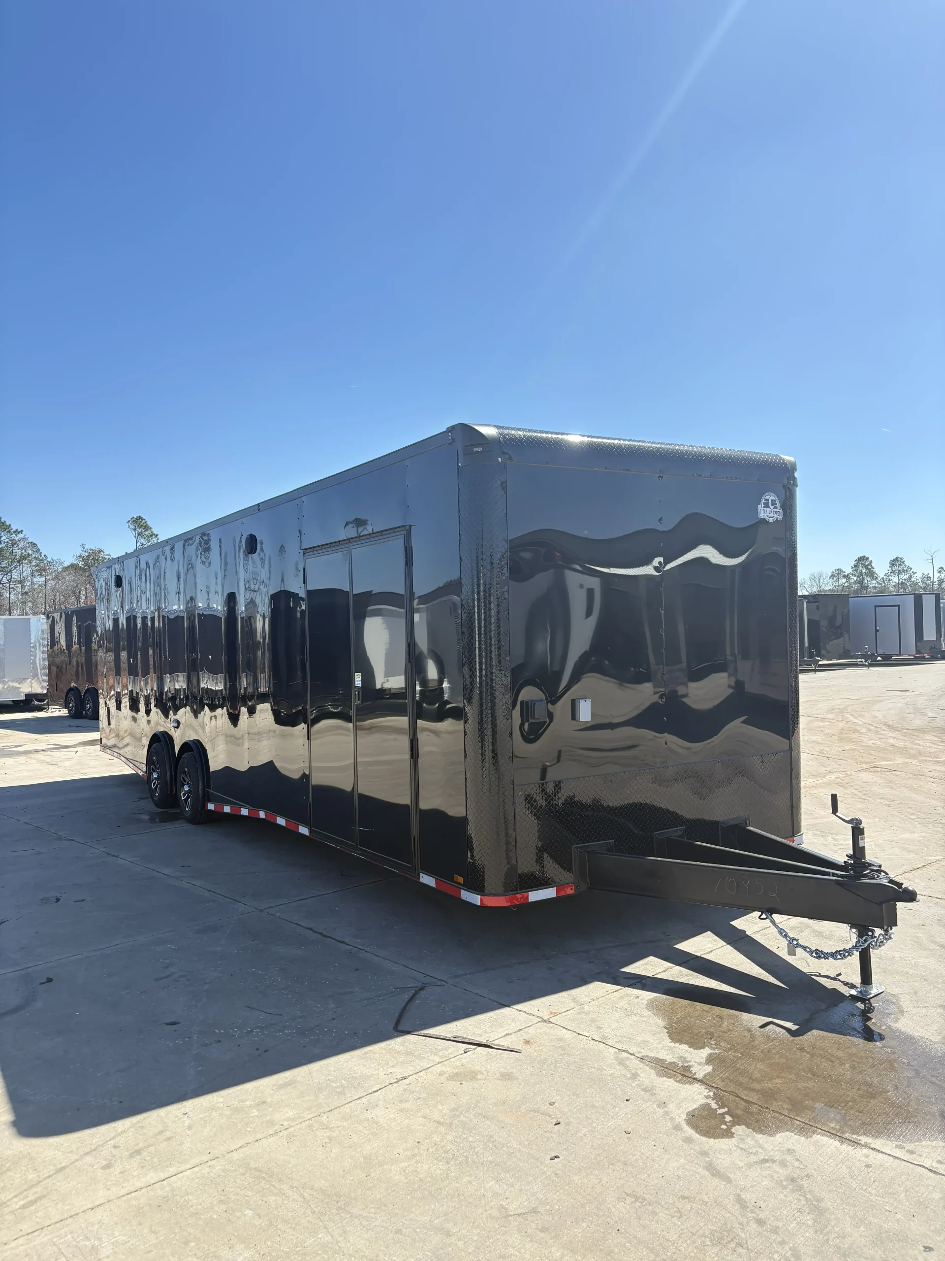 8.5x32 Titanium Cargo Black Blackout Race Trailer for Sale