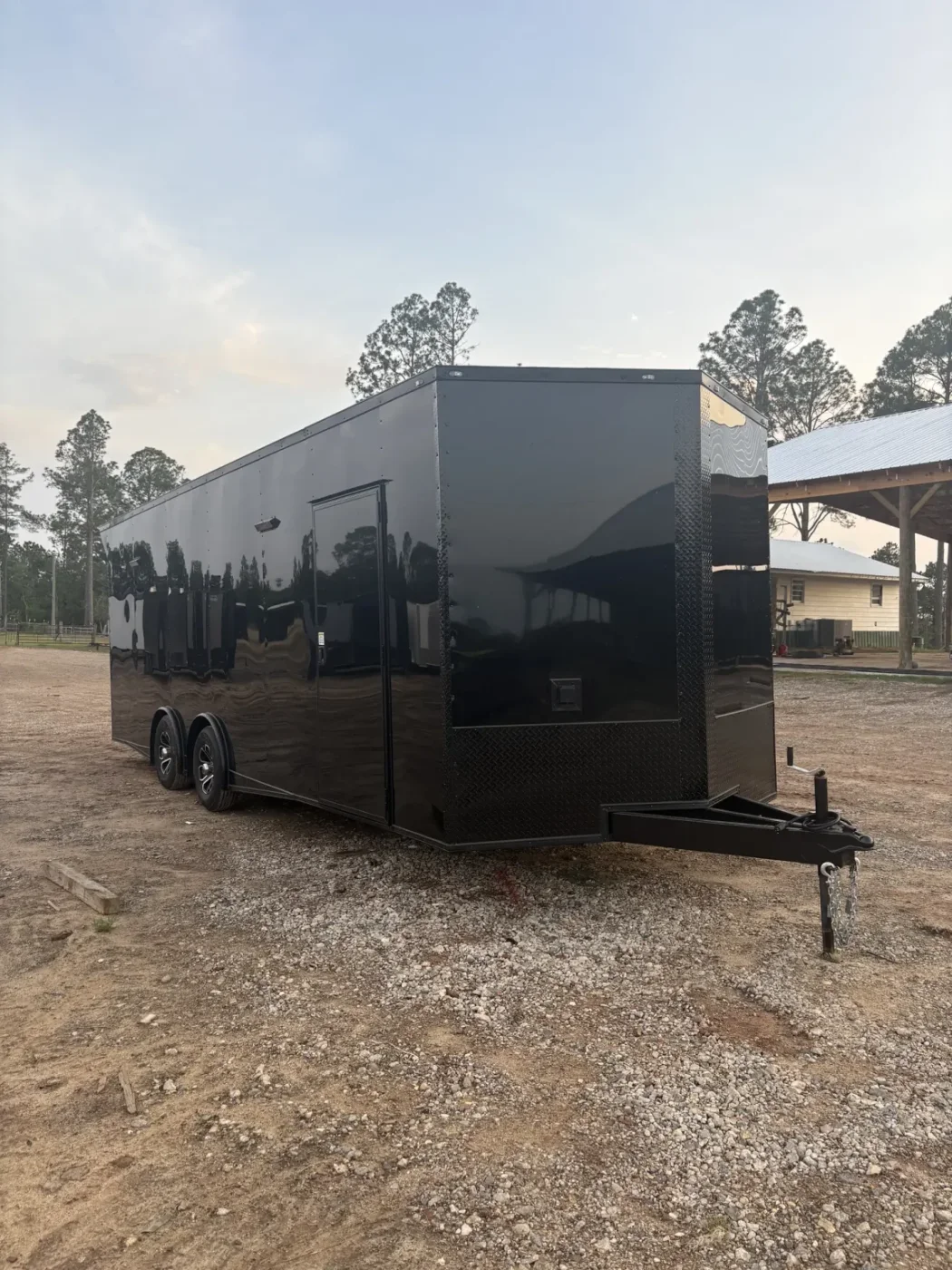 8.5x24TA Coast to Coast Black Blackout Race Trailer for Sale – product view 3