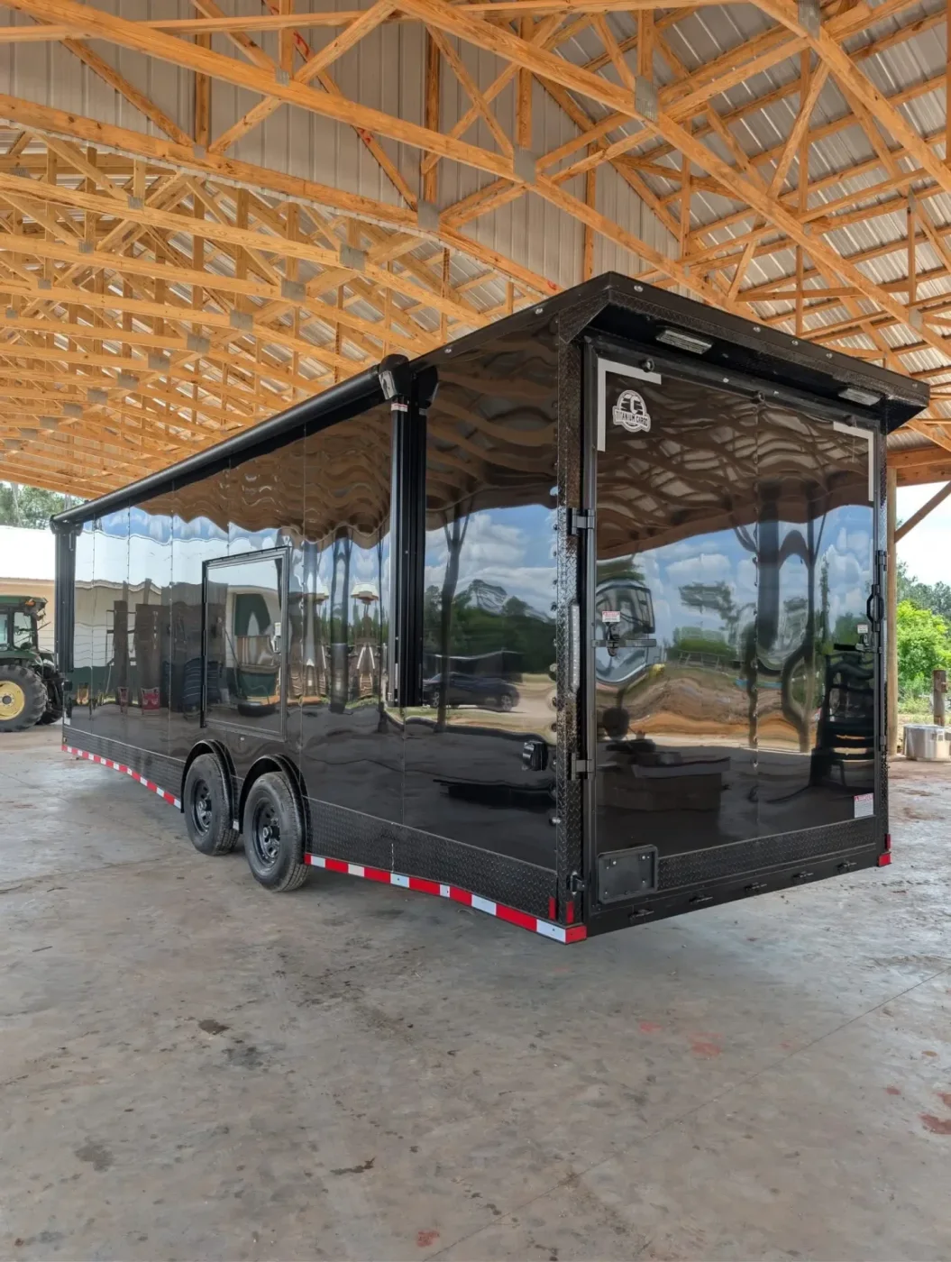 8.5x28TA3 Coast to Coast Black Blackout Race Trailer for Sale – product view 4
