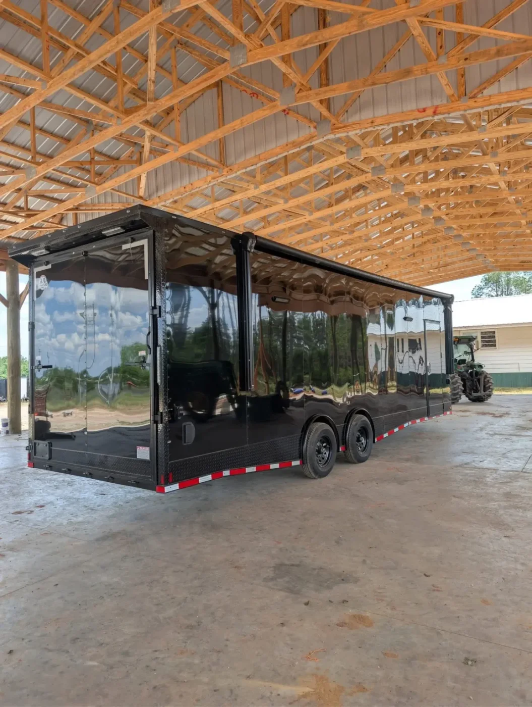 8.5x28TA3 Coast to Coast Black Blackout Race Trailer for Sale – product view 5