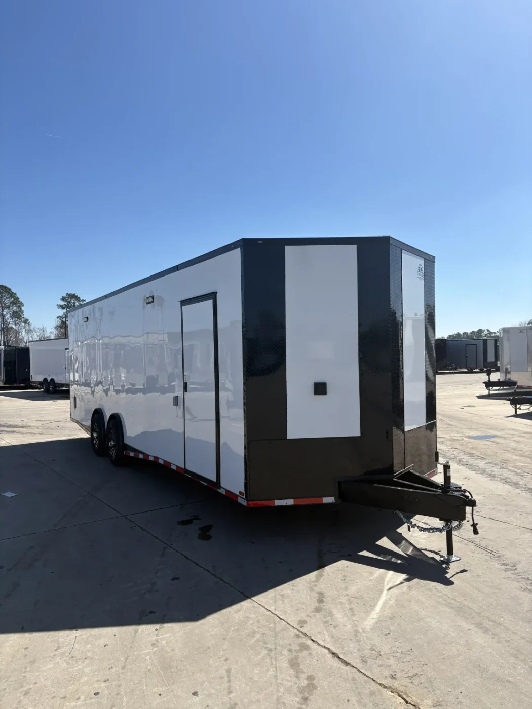8.5x28TA Titanium Cargo White Blackout Race Trailers for sale – product view 2
