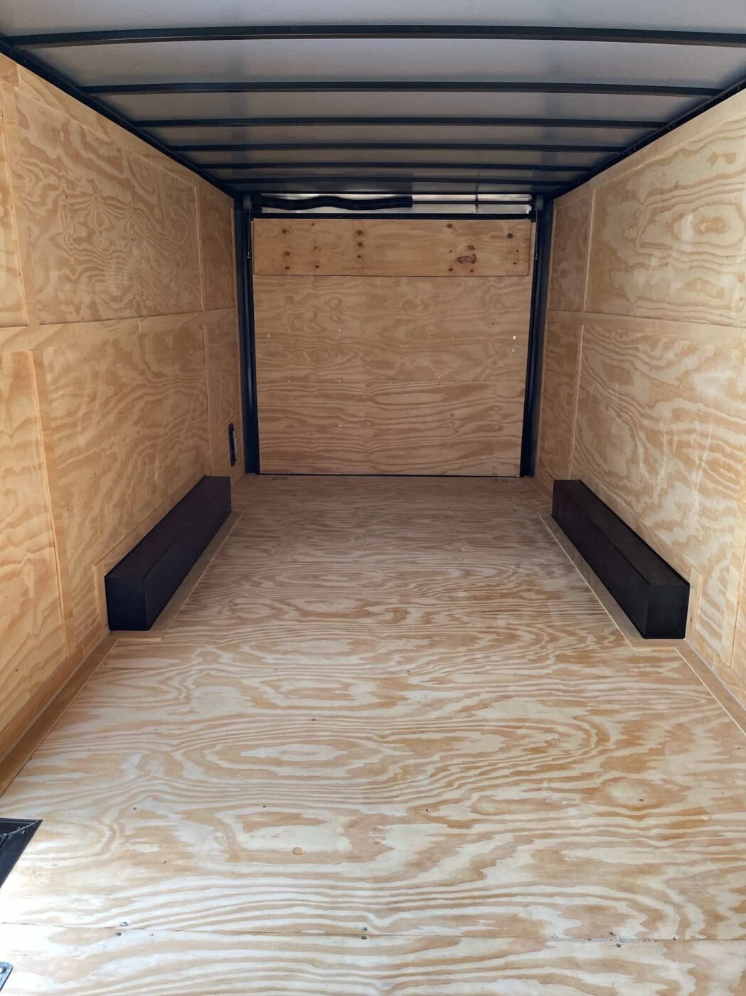 Black Blackout Trim Enclosed Cargo Trailer