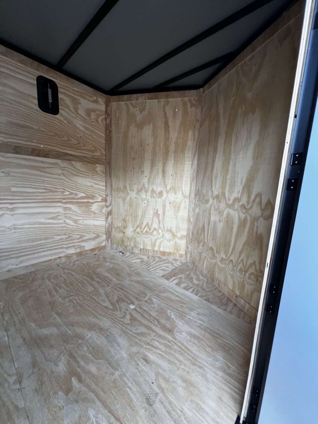 Titanium Cargo 7x16 Tandem Axle Black Blackout Enclosed Cargo Trailer - product view 5