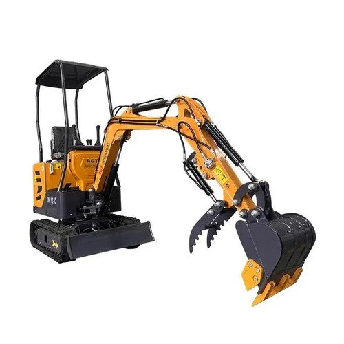 AGT 13.5 HP B&S 1 ton Mini Small Excavator, With Hydraulic Thumb and Swing Boom