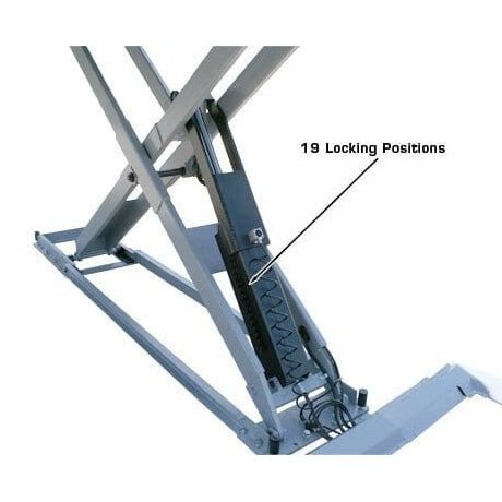 Atlas 12AWFSL Alignment Scissor Lift and RJ-6 Rolling Jack Combo - Image 12