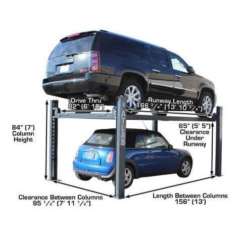 Atlas 408SL 8,000 lb. Super Deluxe 4-Post Lift - Image 4