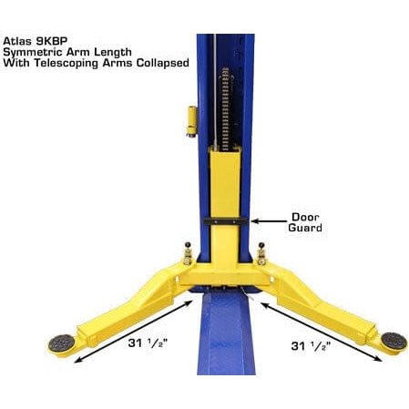 Atlas 9KBPX 9,000 lb Baseplate 2 Post Lift - Image 12