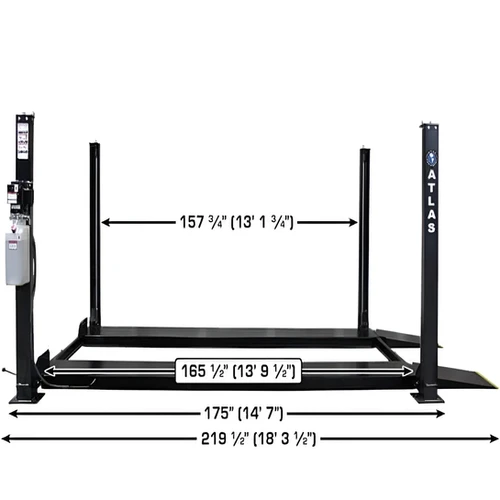 Atlas Apex 8, 8,000 lb 4 Post Vehicle Storage Lift - ALI Certified - Image 7