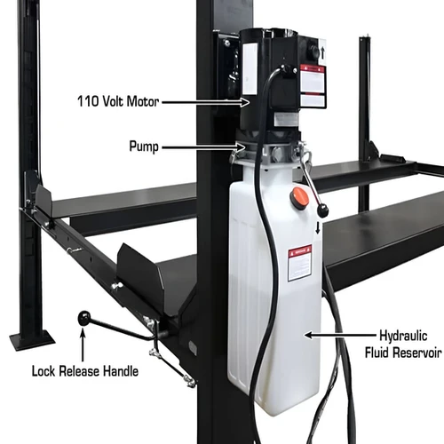 Atlas Apex 8, 8,000 lb 4 Post Vehicle Storage Lift - ALI Certified - Image 12