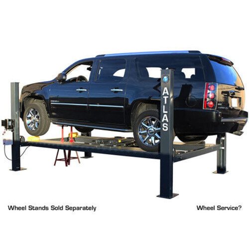 Atlas PREMIUM 408SL 4 Post Lift + RJ35 Sliding Jacks Combo - Image 11