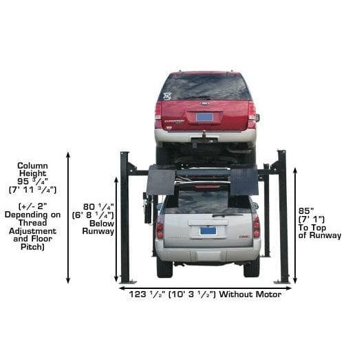 Atlas PRO9000 4 Post Lift + RJ6 Rolling Jacks Combo - Image 4