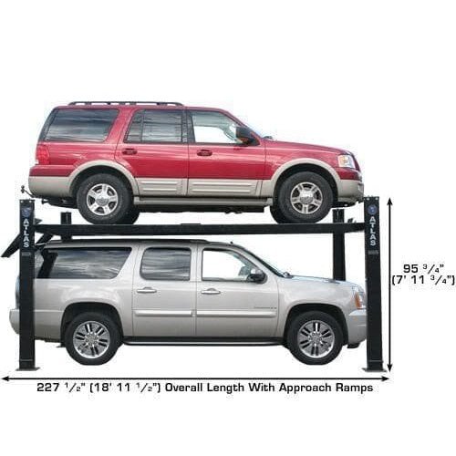 Atlas PRO9000 4 Post Lift + RJ6 Rolling Jacks Combo - Image 7