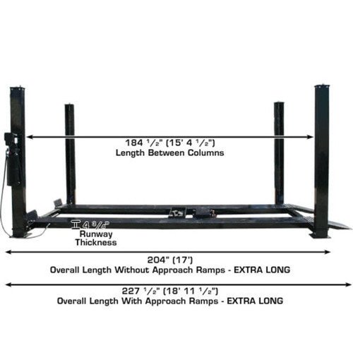 Atlas PRO9000 4 Post Lift + RJ6 Rolling Jacks Combo - Image 10