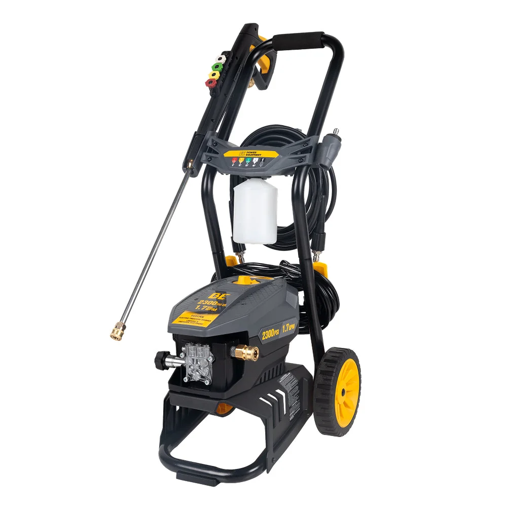 BE Power Equipment 2,300 PSI 1.7 GPM Cold Water Corded Electric Pressure Washer - P2317EN
