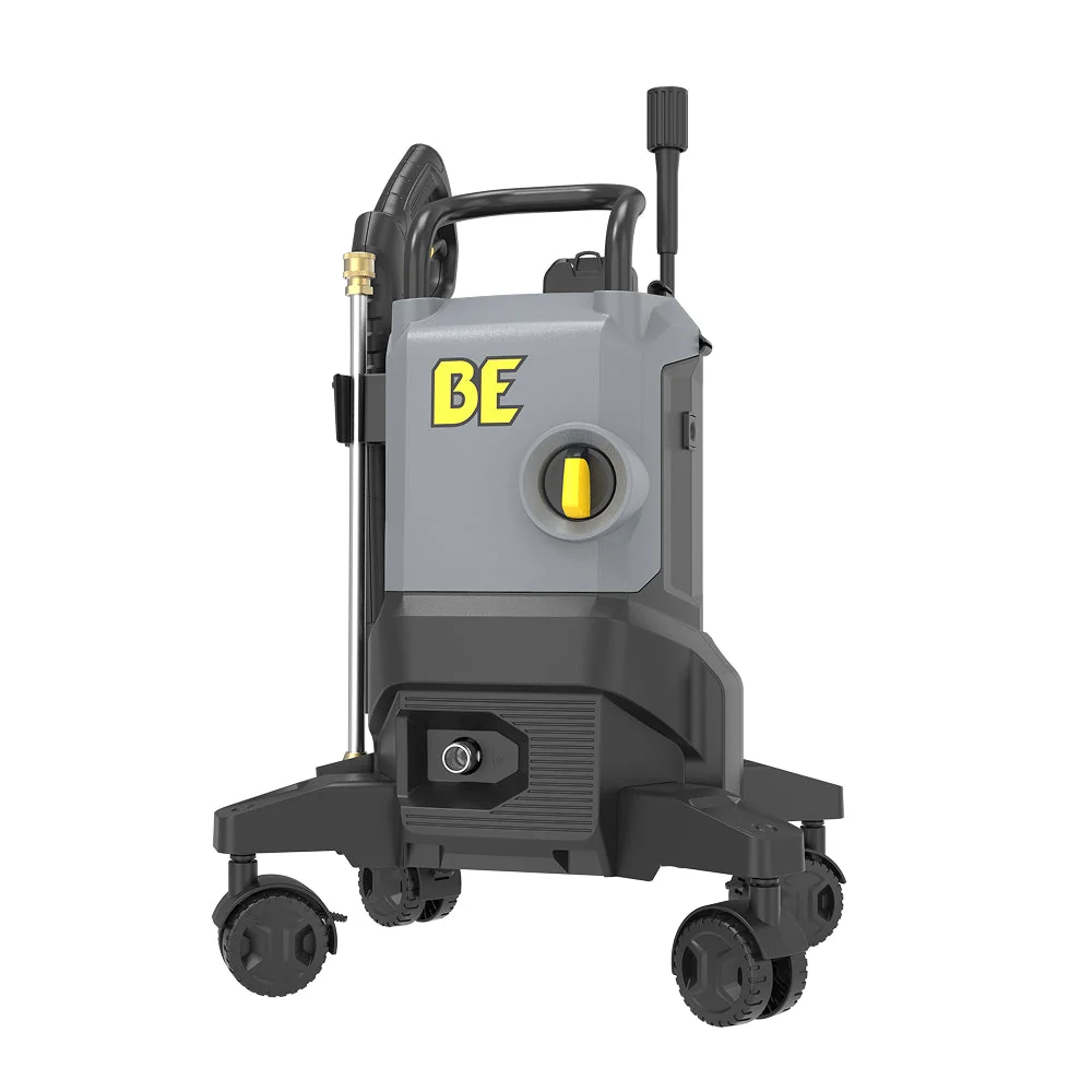 BE Power Equipment 2,350 PSI 1.8 GPM Cold Water Corded Electric Pressure Washer with 4-Wheel 360° Steering - P2318EN