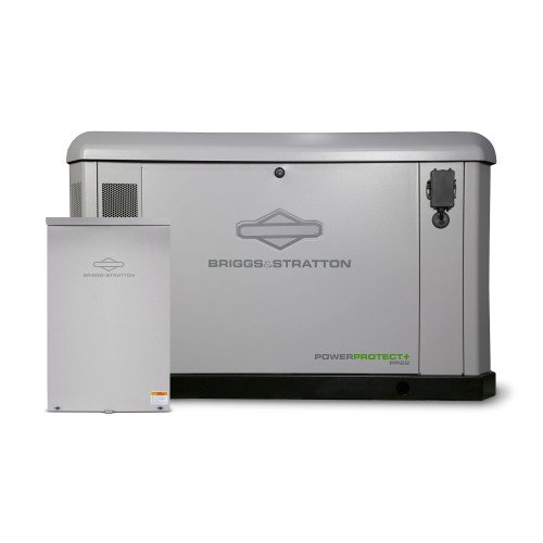 Briggs & Stratton 040794 22kW PowerProtect+ Generator with Dual 200A SE Transfer Switch