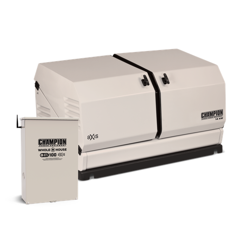 Champion 100835 14kW aXis Generator with 100A SE Transfer Switch