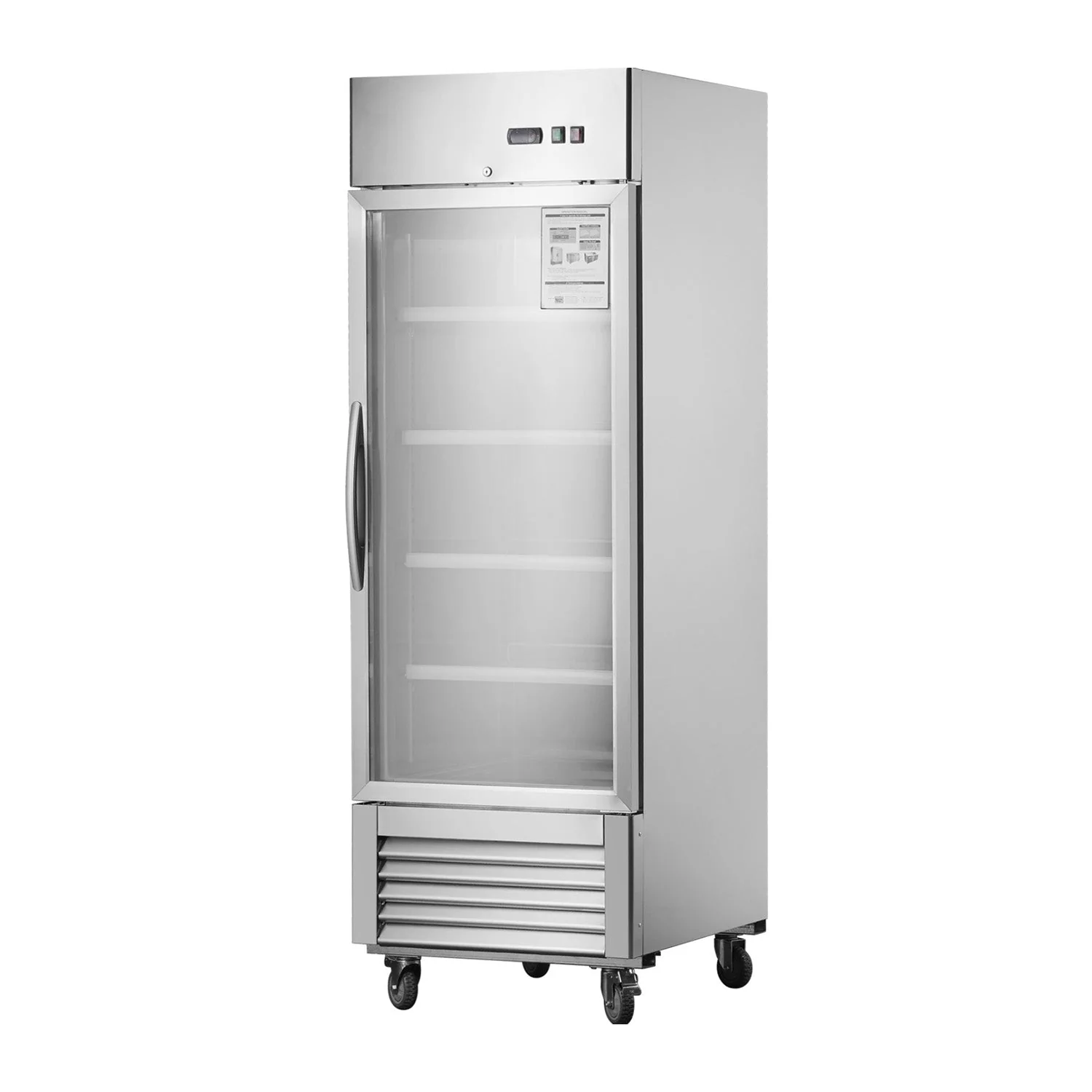 Chery Industrial 27” W27 19 cu. ft Commercial Display Glass Door Refrigerator