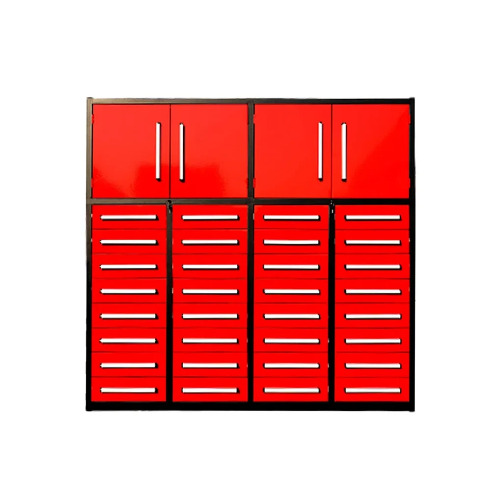 Chery Industrial 7ft Garage Storage Cabinet (32 Drawers & 2 Cabinets)