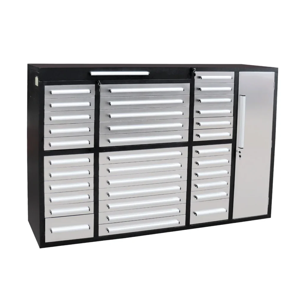 Chery Industrial 7ft Garage Storage Cabinet (35 Drawers & 1 Cabinet)
