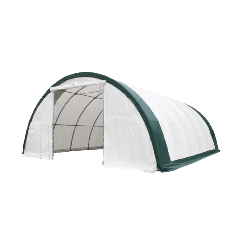 Chery Industrial Single Truss Arch Storage Shelter W30'xL40'xH15'