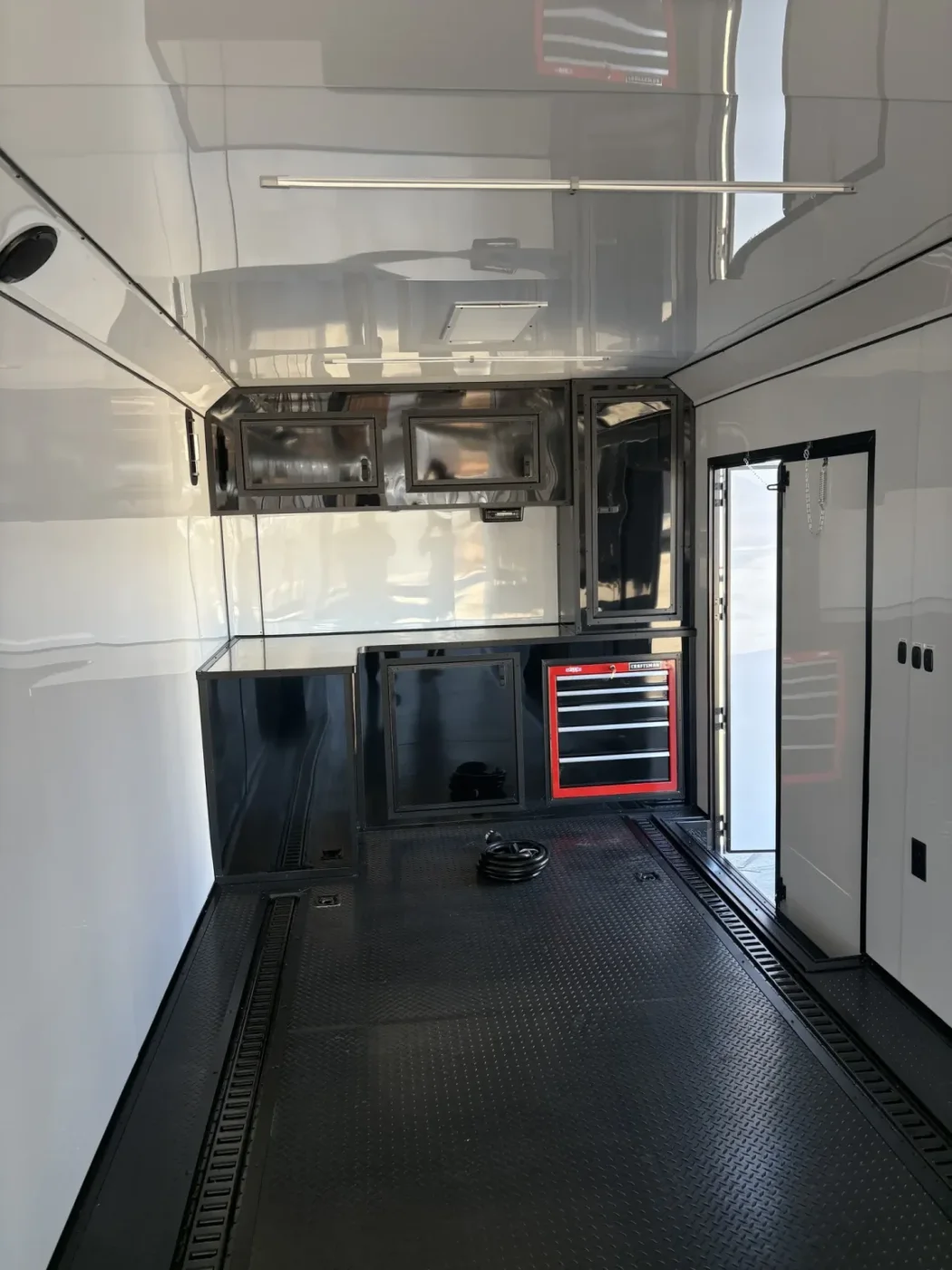 8.5x28TA2 Titanium Cargo Black Blackout Race Trailer - Gallery View 4