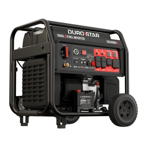 DuroMax DS14000iX 11000W Electric Start Dual Fuel Portable Inverter Generator w/CO Alert