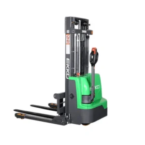Ekko 2,640 lb Lithium Electric Straddle Stacker – 98" Max Lift Height | EB12E-98Li
