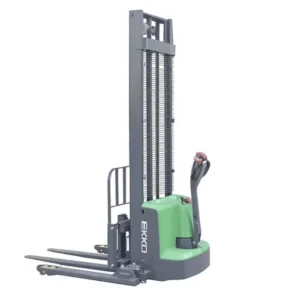 Ekko 2,800 lb Li-Ion Electric Straddle Stacker – 145" Max Lift Height | EB13E-145LI