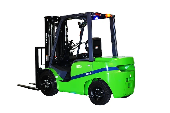 EKKO 4-Wheel Lithium Powered Forklift 212" Lift Height 5000 lbs. Capacity EK25GT-212LI