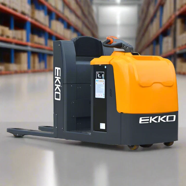 Electric Pallet Jack | Center-Controlled Rider | 5000 lbs Capacity | EKKO EPC30A