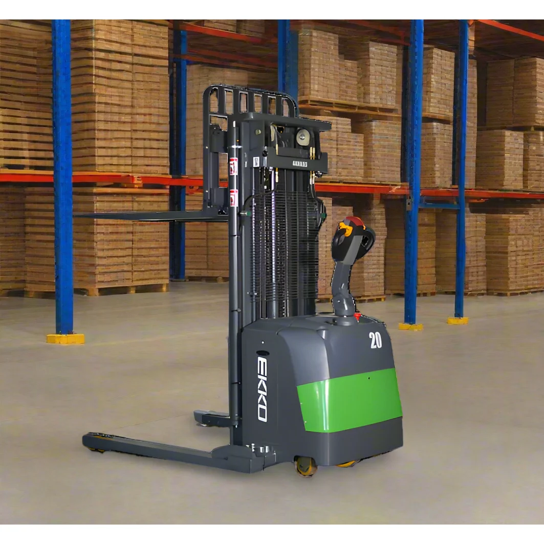 Electric Straddle Stacker | 4400 lb. Cap.| EKKO EB20CS-177LI