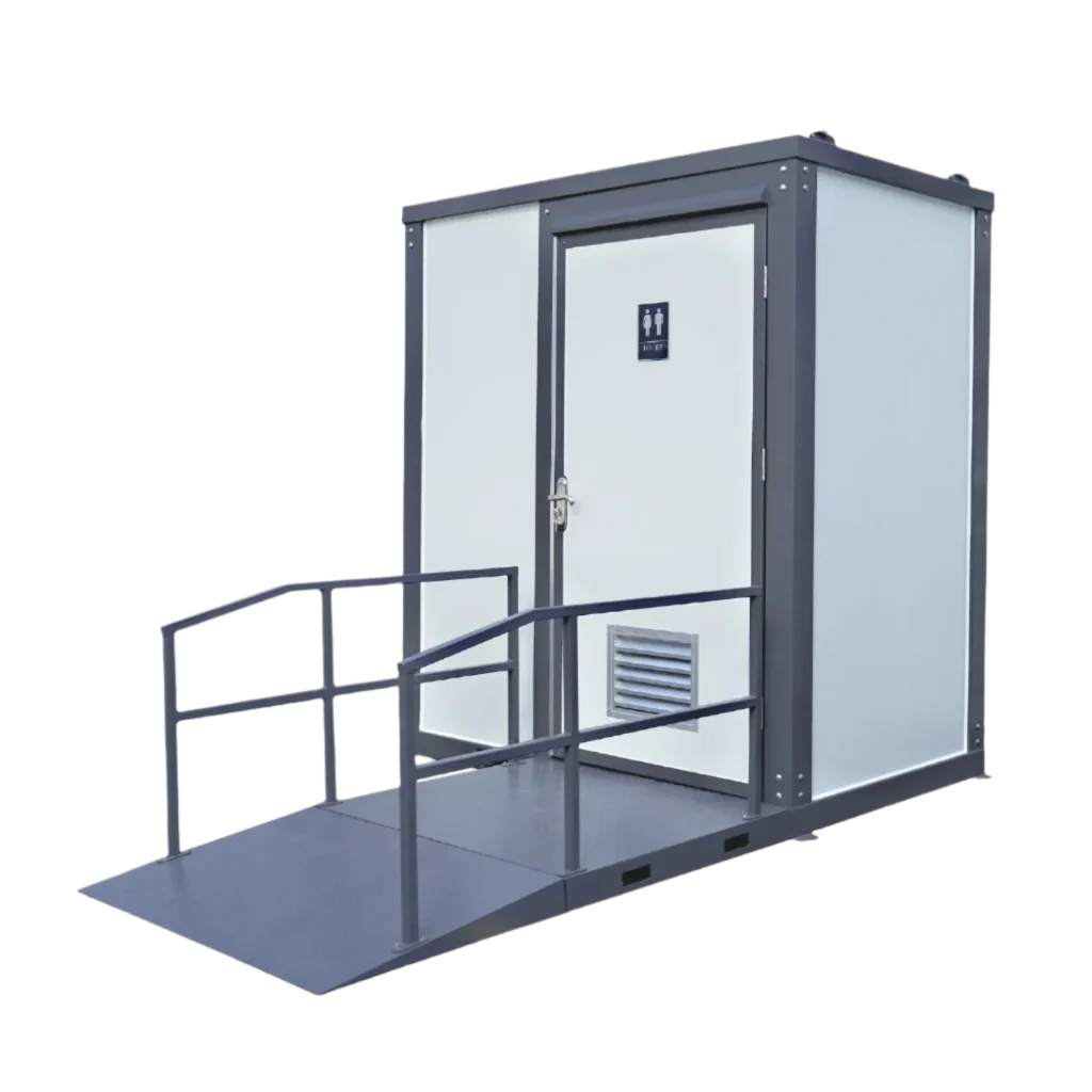 Handicap-Accessible Portable Restroom for Disabled