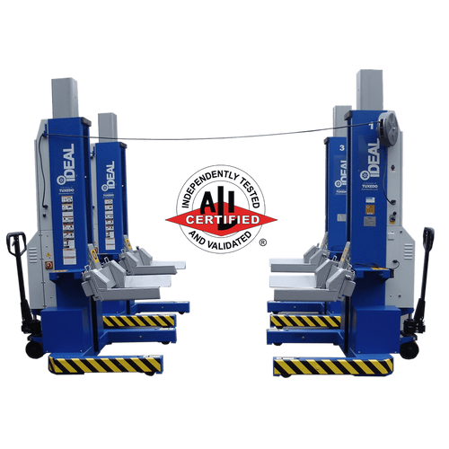 iDEAL MSC-18K-X-472 Mobile Column Lift, Four Column Set, 72,000 lbs. ALI...