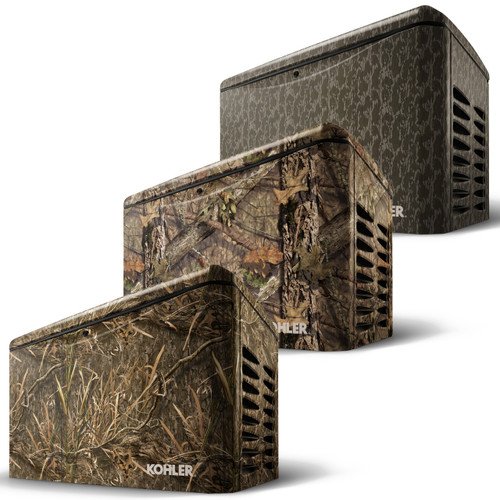 Kohler 20RCA 20kW Generator with Mossy Oak Camo Enclosure