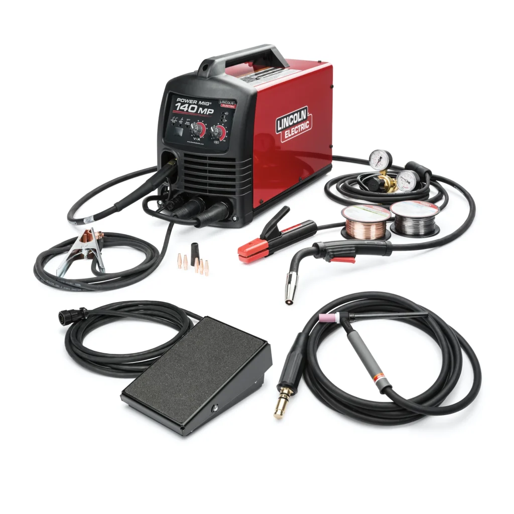 Lincoln POWER MIG 140 MP Multi-Process Welder TIG One-Pak - K4499-1